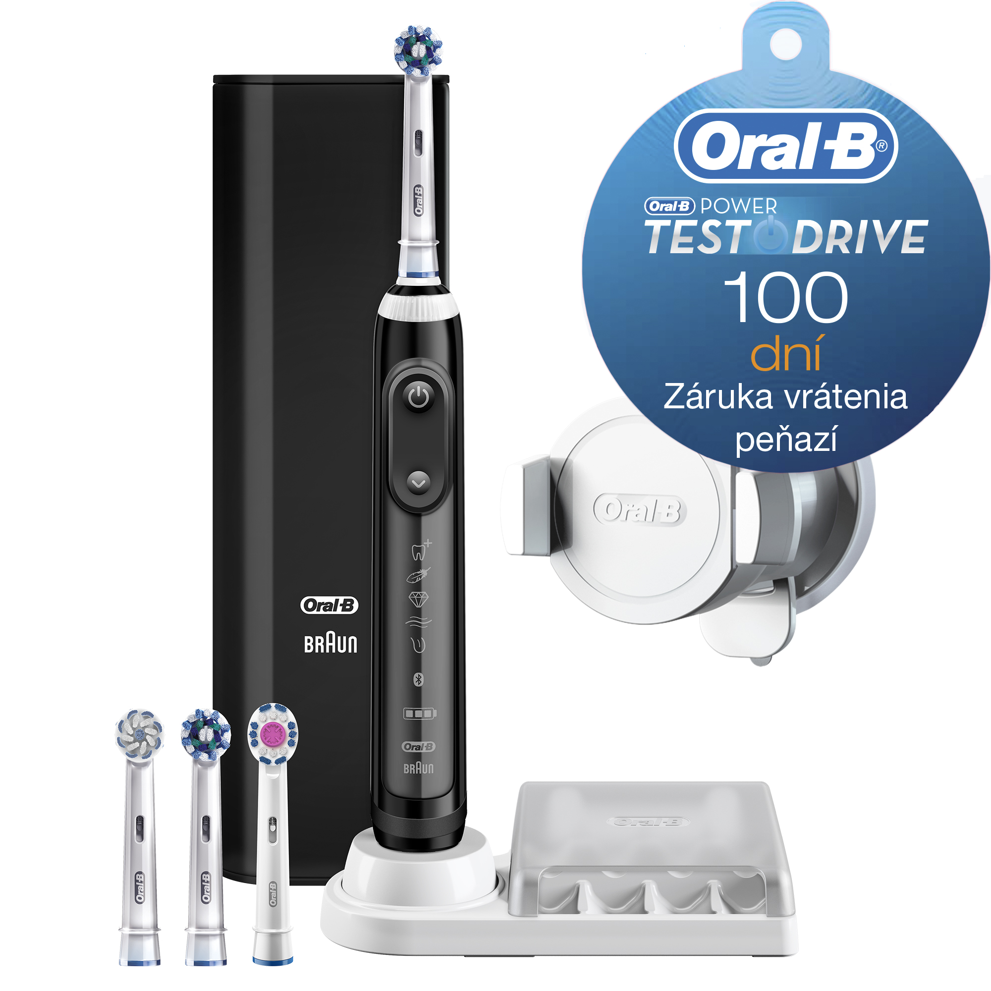 Gillette Labs holicí strojek + 5 hlavic + držák  + pouzdro