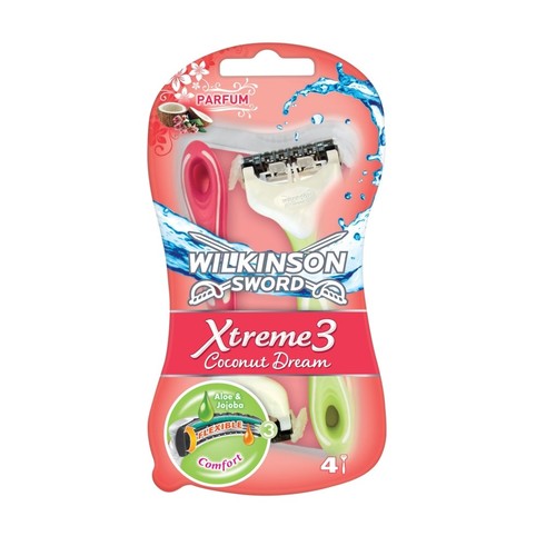 Wilkinson Xtreme3 Coconut dream dámská holítka 3+1 ks