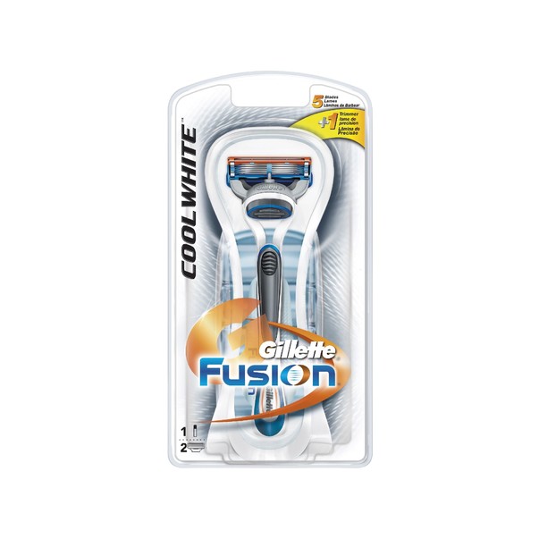Gillette Fusion Cool White holicí strojek