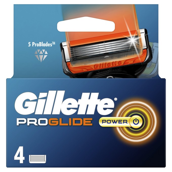Gillette ProGlide Power náhradní hlavice 4 ks