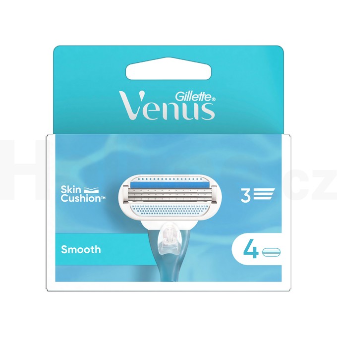 Gillette Venus Smooth náhradní hlavice 4 ks