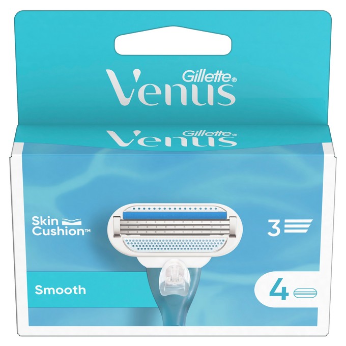 Gillette Venus Smooth náhradní hlavice 4 ks