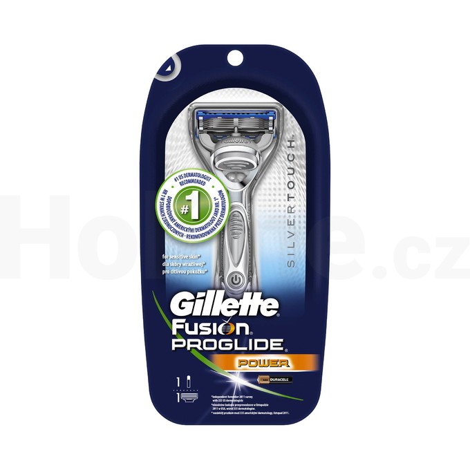 Gillette Fusion Proglide Power SilverTouch holicí strojek