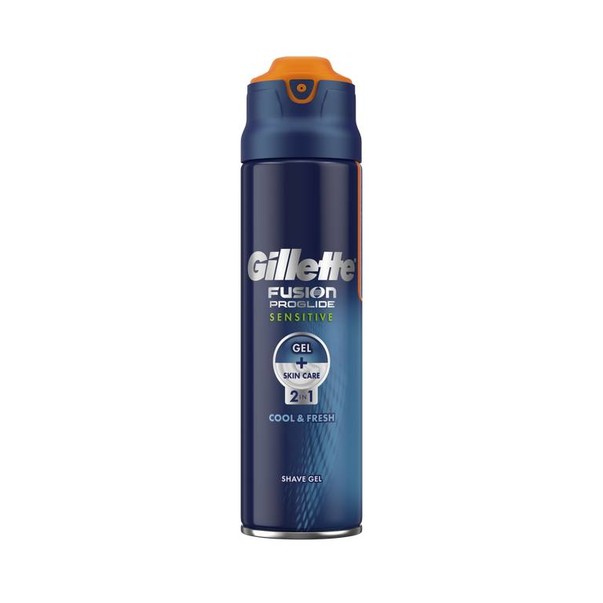 Gillette Fusion ProGlide Cool&Fresh gel na holení 170 ml