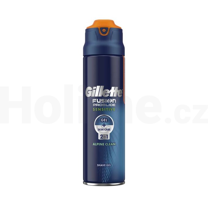 Gillette Fusion ProGlide Alpine Clean gel na holení 170 ml