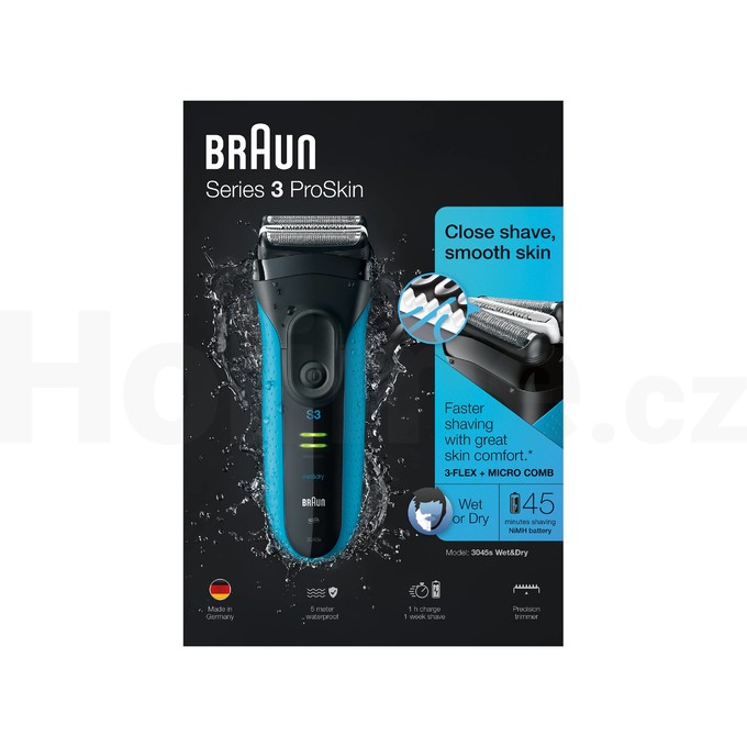 Braun Series 3-3045s Wet&Dry holicí strojek