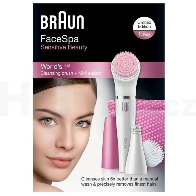 Braun FaceSpa 832s epilátor na obličej Sensitive Beauty
