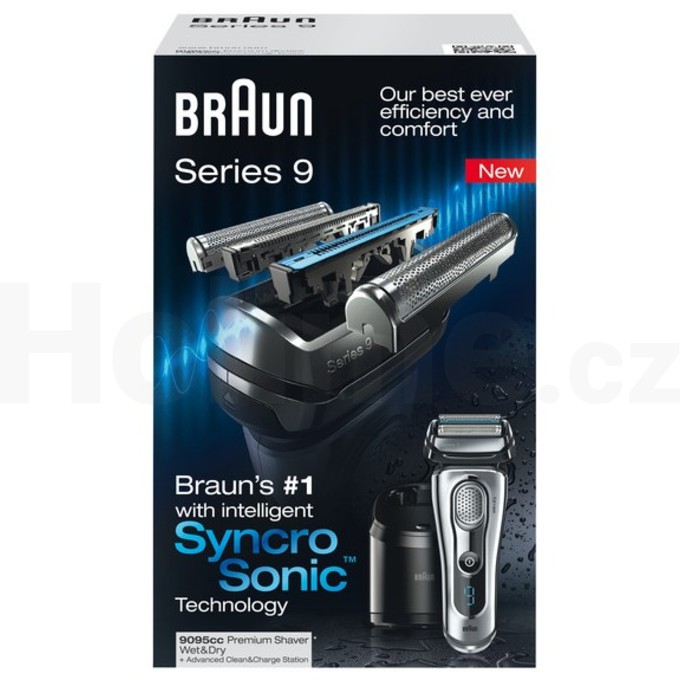 Braun Series 9 9095cc Wet&Dry holicí strojek - ROZBALENÉ