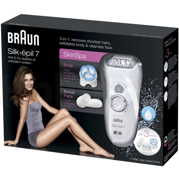 Braun Silk épil 7-939e Wet&Dry SkinSpa epilátor