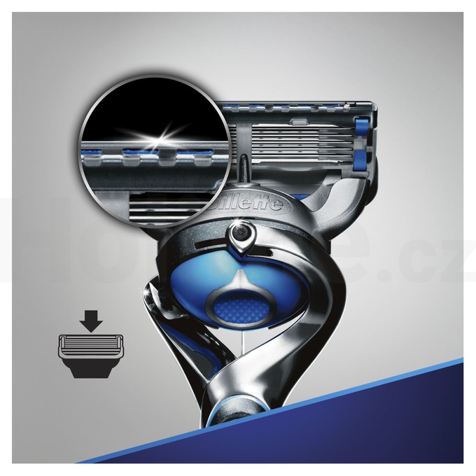 Gillette Fusion FlexBall ProShield Chill holicí strojek s držákem