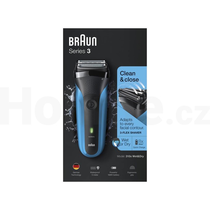 Braun Series 3 310s Wet&Dry holicí strojek