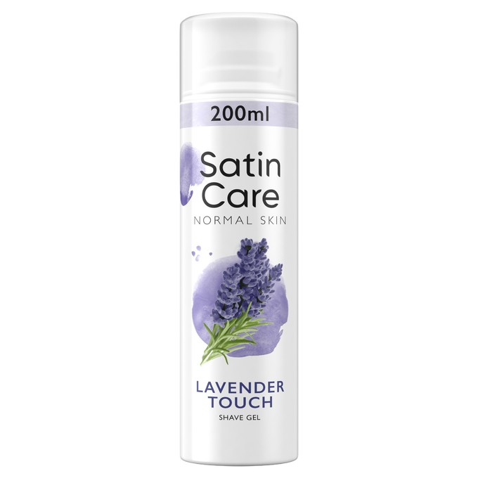 Gillette Satin Care Pure & Delicate gel na holení 200 ml