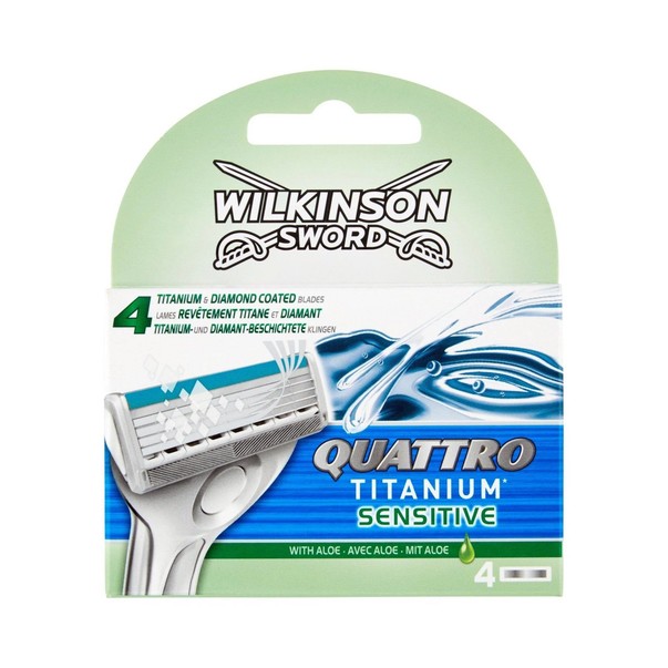 Wilkinson Quattro Titanium Sensitive náhradní hlavice 4 ks