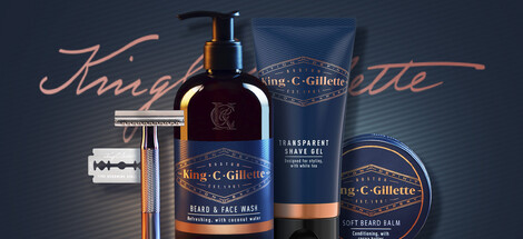 Představujeme produkty King C. Gillette