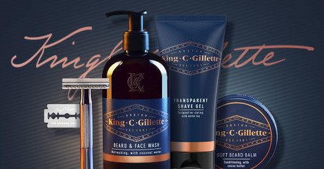 Představujeme produkty King C. Gillette