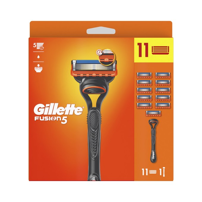 Gillette Fusion 5 holicí strojek + 11 hlavic