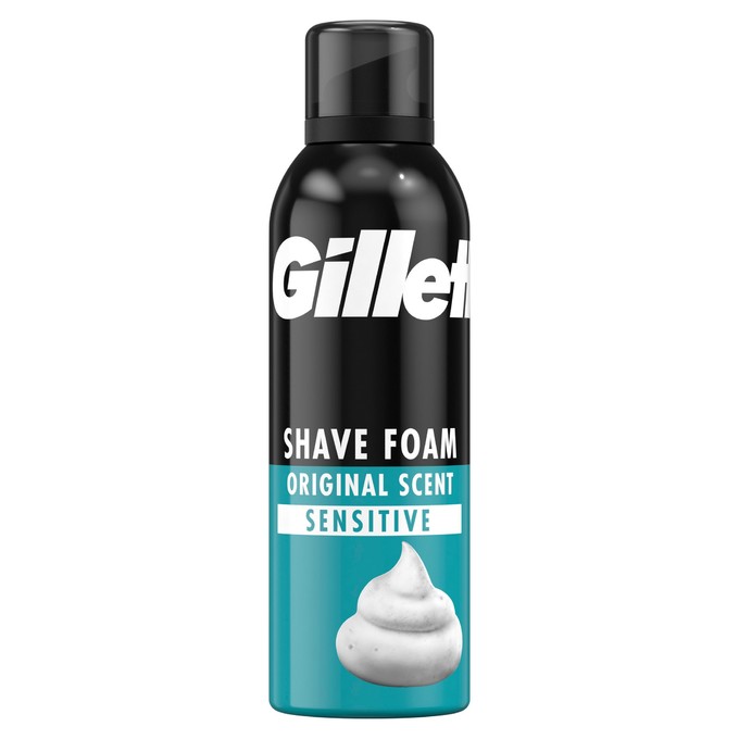 Gillette Sensitive Foam pěna na holení  200 ml