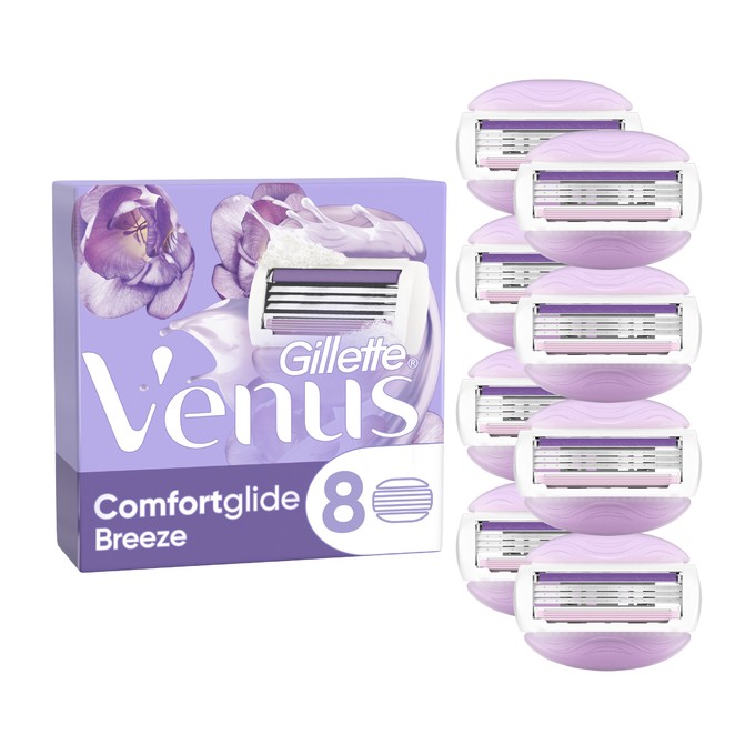 Gillette Venus Breeze ComfortGlide náhradní hlavice 8 ks