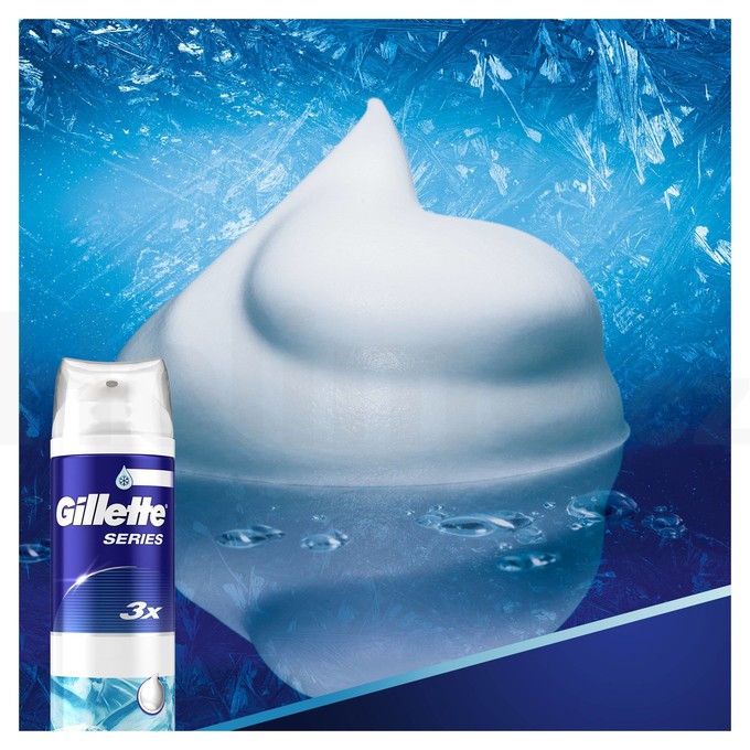 Gillette Series Sensitive Cool pěna na holení 250 ml