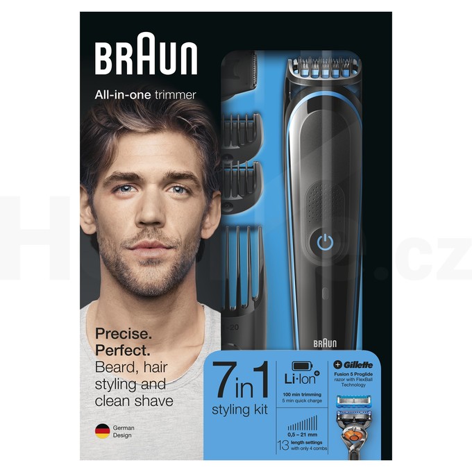 Braun All-in-one trimmer MGK5045 zastřihovač vlasů a vousů