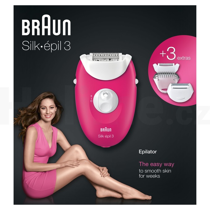 Braun Silk épil 3-410 Legs, arms & body epilátor