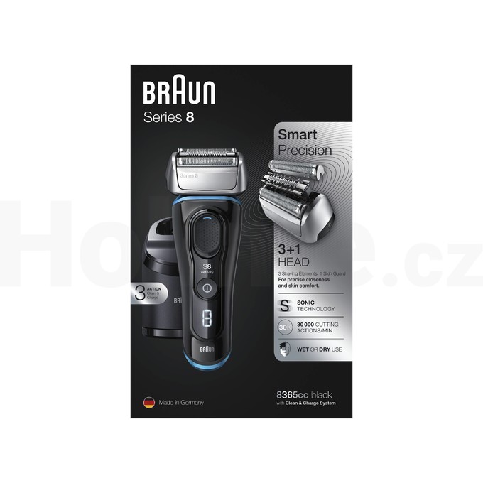 Braun Series 8 8365cc Wet&Dry holicí strojek
