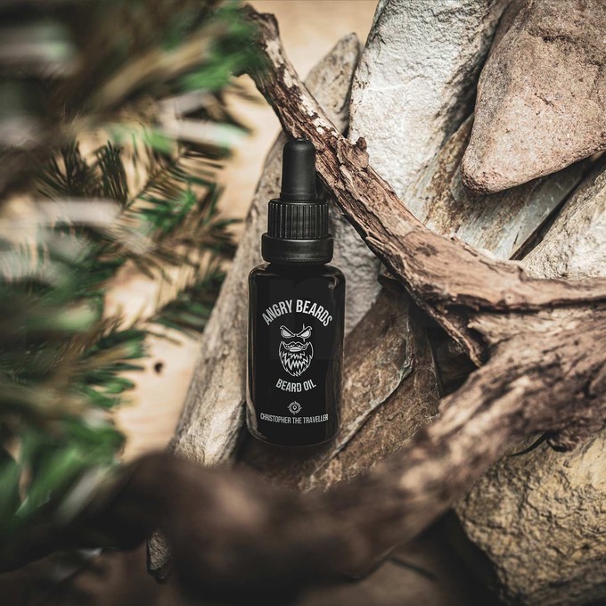 Angry Beards Oil Christopher the Traveller olej na vousy 30 ml
