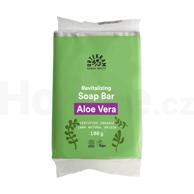 Urtekram Soap Bar Aloe Vera tuhé mýdlo 100 g