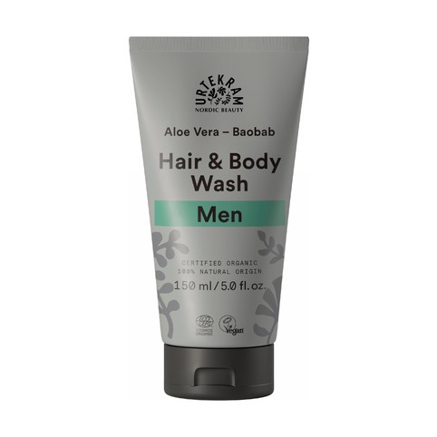 Urtekram Men Hair&Body Wash sprchový gel a šampón 150 ml