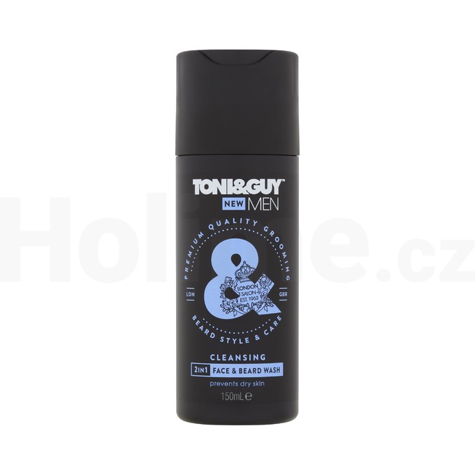 Toni&Guy 2-in-1 Face & Beard Wash šampon na vousy a obličej 150 ml