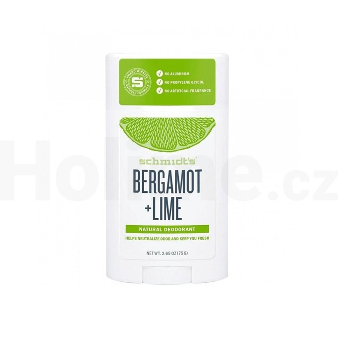 Schmidt's Bergamot + Lime tuhý deodorant 58 ml