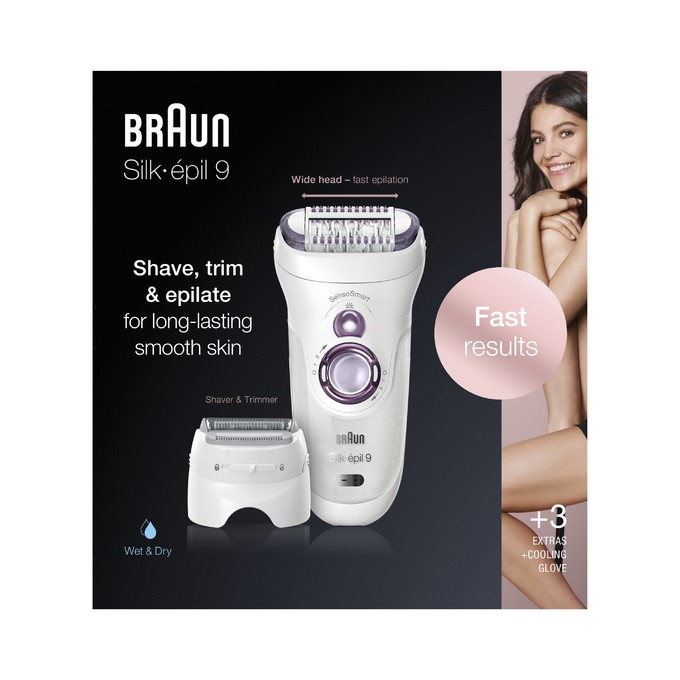 Braun Silk épil 9-710 SensoSmart Wet&Dry epilátor