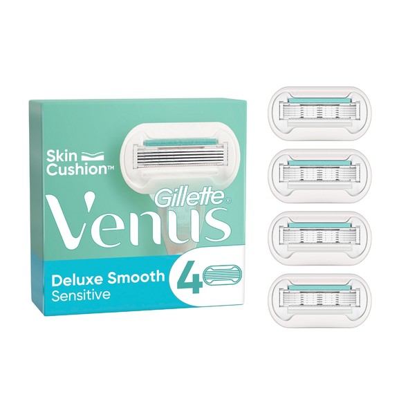 Gillette Venus Extra Smooth Sensitive náhradní hlavice 4 ks