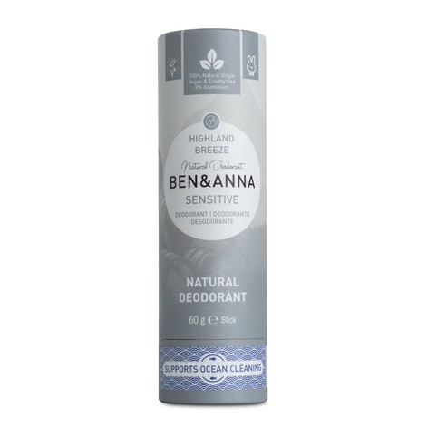 Ben & Anna Sensitive Highland Breeze tuhý deodorant 60 g