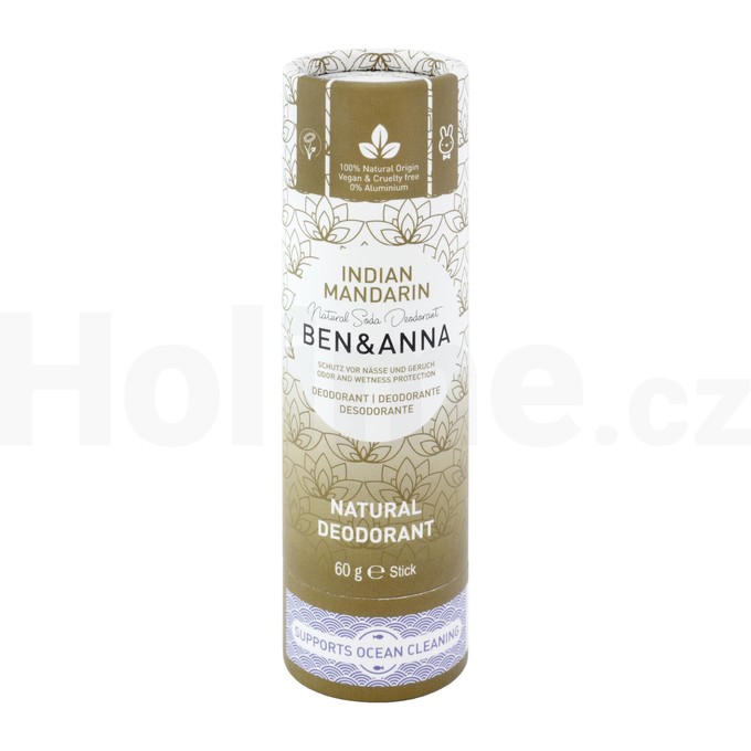 Ben & Anna Indian Mandarine tuhý deodorant 60 g