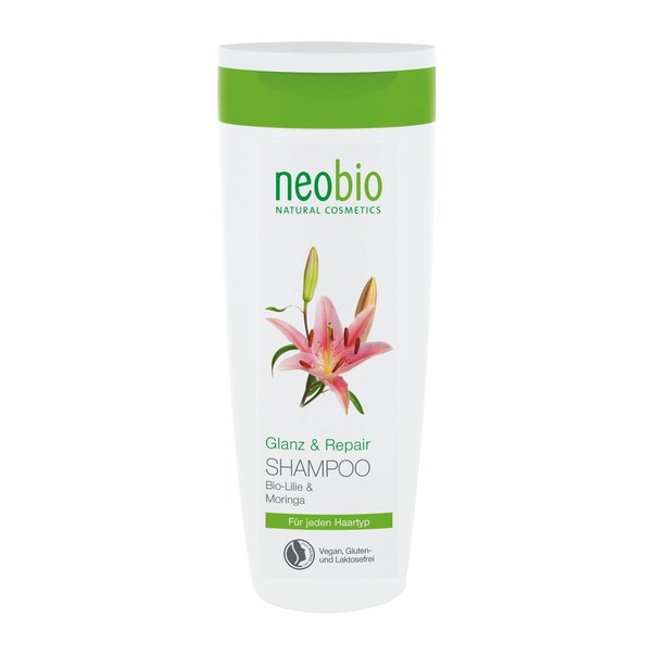 Neobio Shampoo Shine & Repair šampon na vlasy 250 ml