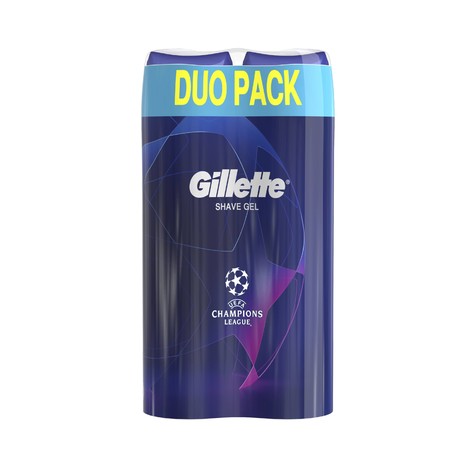 Gillette Gel Fusion Ultra Sensitive gel na holení 2 × 200 ml