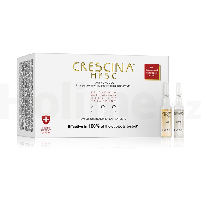 Crescina Re-growth+Anti-hairloss 200 Man 20x3,5 ml podpora růstu vlasů
