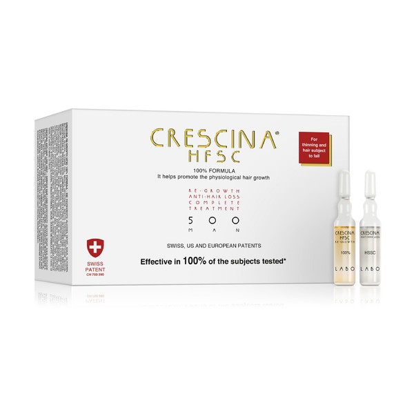 Crescina Re-growth+Anti-hairloss 500 Man 20x3,5 ml podpora růstu vlasů