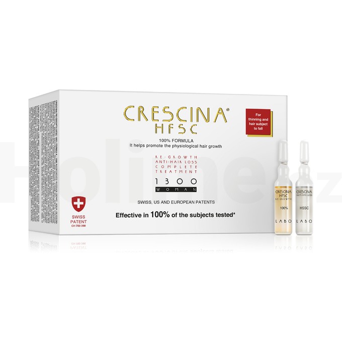 Crescina Re-growth+Anti-hairloss 1300 Woman 20x3,5 ml podpora růstu vlasů
