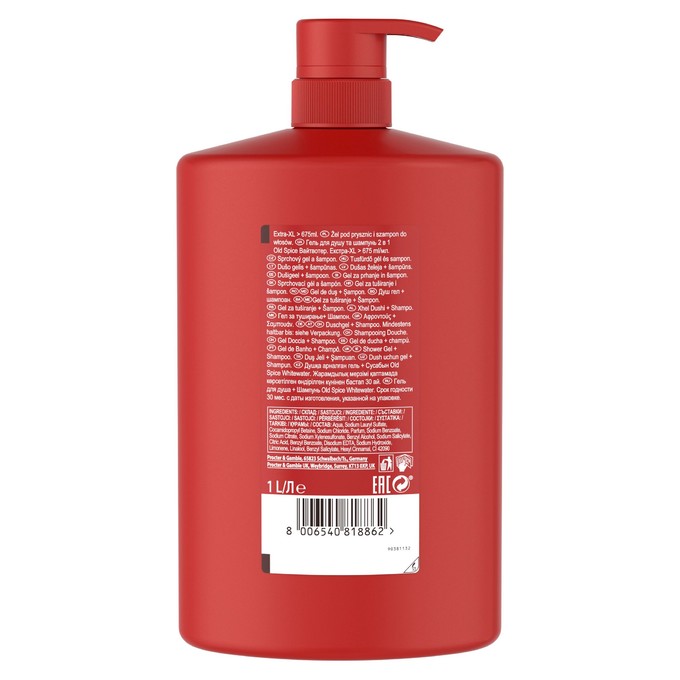 Old Spice Whitewater sprchový gel 1000 ml