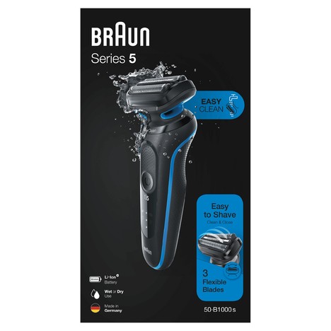 Braun Series 5 1000s Blue Wet&Dry holicí strojek