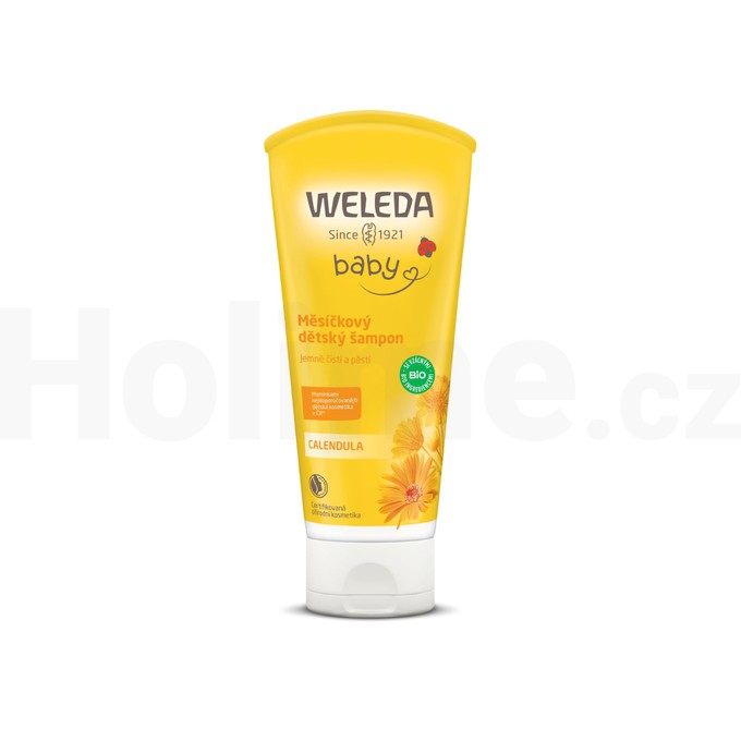 Weleda Baby Calendula dětský sprchový gel a šampon 200 ml