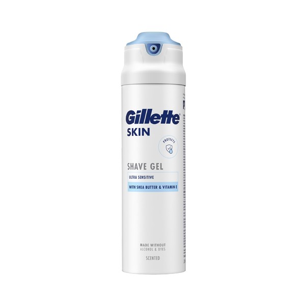 Gillette Skin Ultra Sensitive gel na holení 200 ml