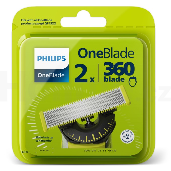 Philips OneBlade QP420/50 náhradní břit 2 ks