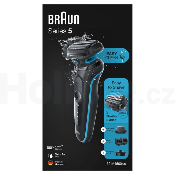 Braun Series 5 51-M4500cs Mint Wet&Dry holicí strojek