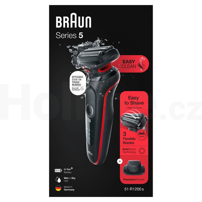 Braun Series 5 51-R1200s Wet&Dry holicí strojek