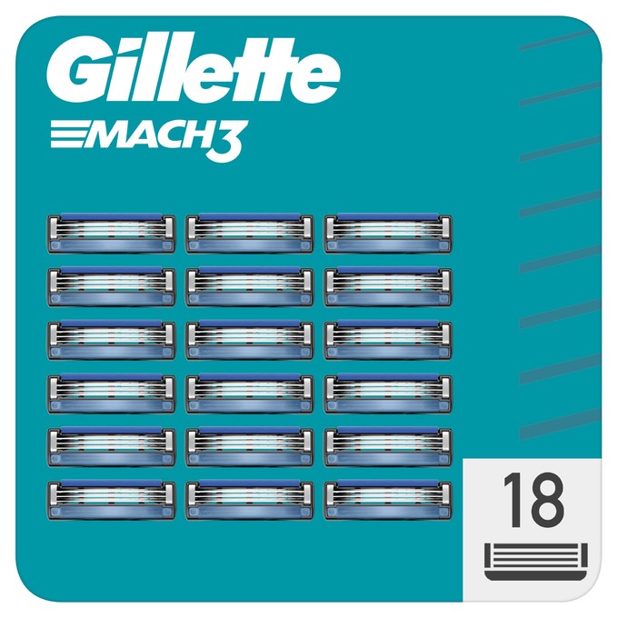 Gillette Mach3  náhradní hlavice 20 ks