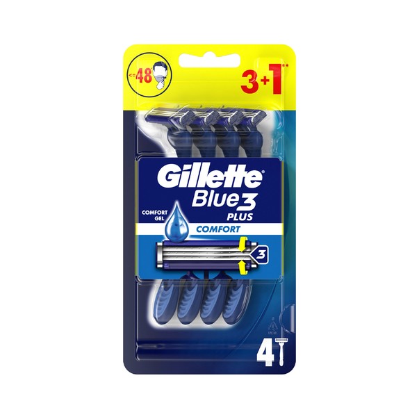 Gillette Blue3 jednorázová holítka 3+1 ks
