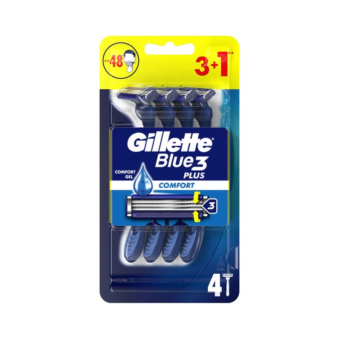 Gillette Blue3 jednorázová holítka 3+1 ks